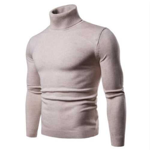 Herren Rollkragenpullover aus weichem Feinstrick Heidi-Mode