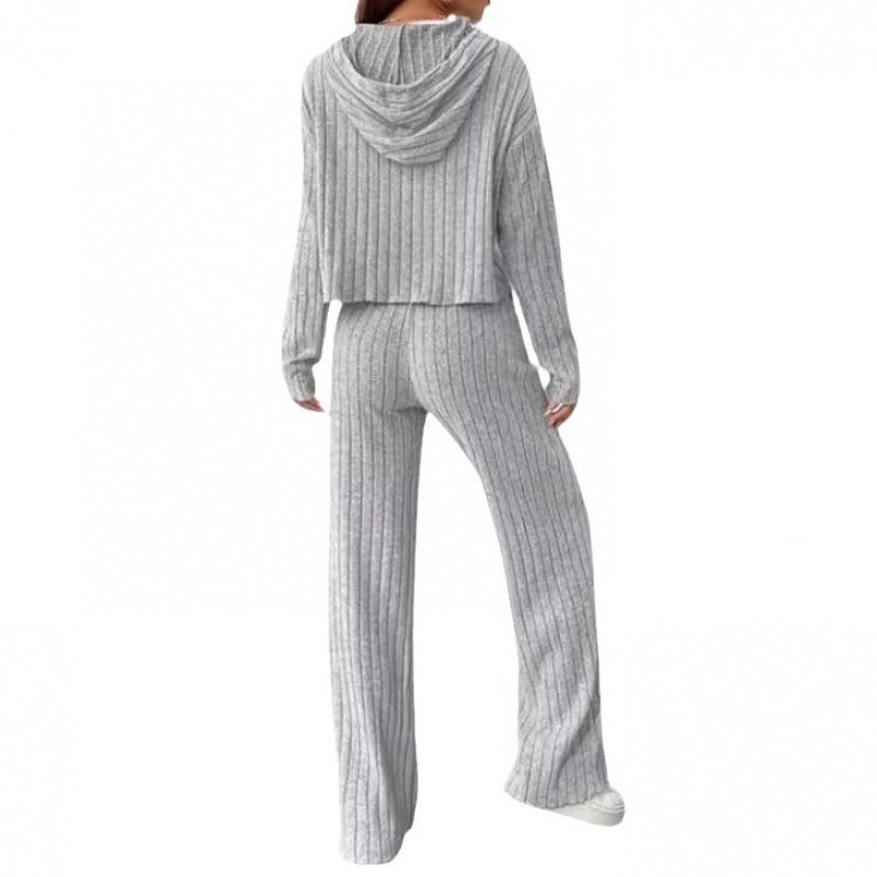 Damen lässiger Strickanzug Heidi-Mode