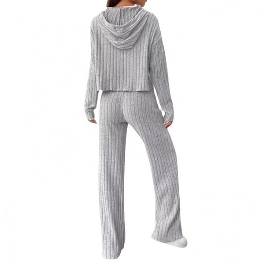 Damen lässiger Strickanzug Heidi-Mode