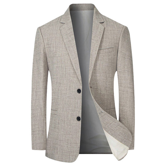 Herren eleganter, strukturierter Blazer mit modernem Schnitt Heidi-Mode