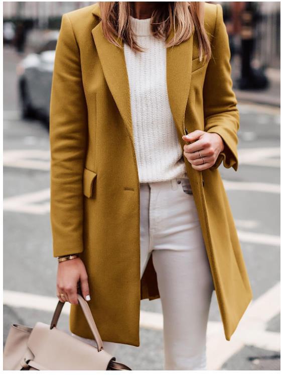 Damen eleganter taillierter Übergangsblazer Heidi-Mode