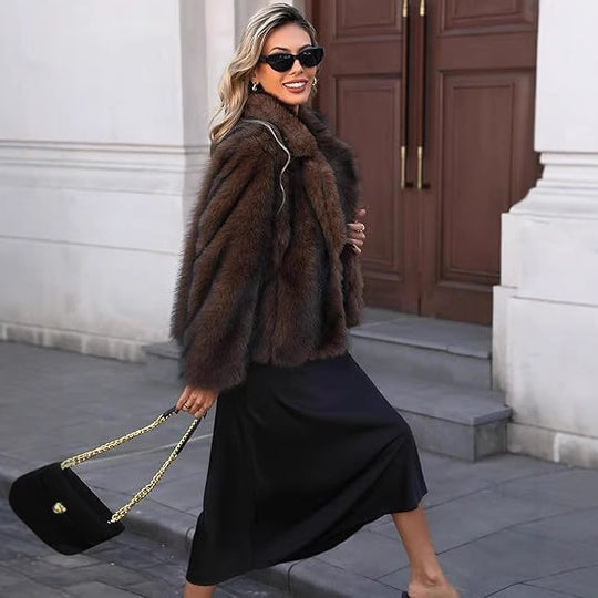 Damen Kunstpelzjacke Heidi-Mode