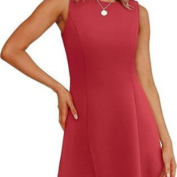 Damen ärmelloses A-Linien Kleid mit zeitlosem Schnitt Heidi-Mode