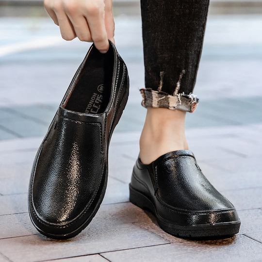 Damen Bequeme Slip-On Schuhe mit rutschfester Sohle und atmungsaktivem Innenfutter Heidi-Mode