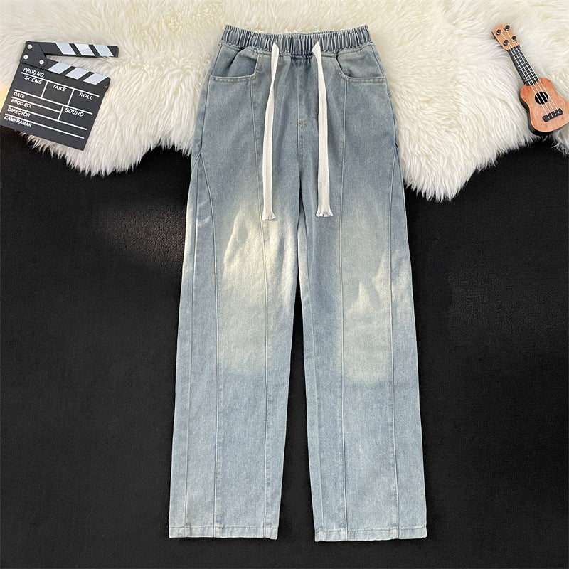 Damen lässige Freizeithose mit elastischem Bund und praktischen Taschen Heidi-Mode