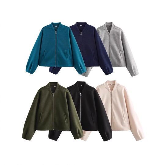 Damen lässige Steppjacke mit modernem Schnitt und praktischen Taschen Heidi-Mode