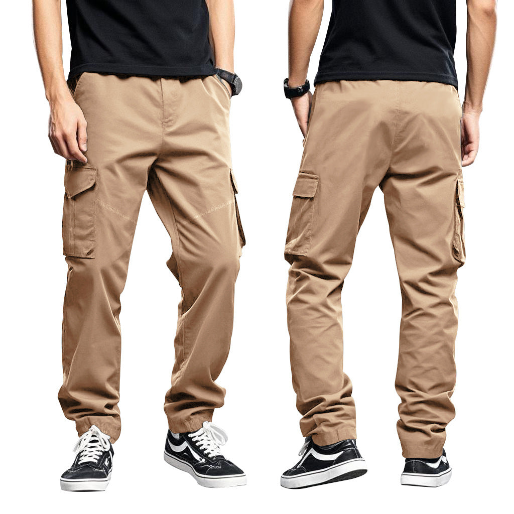 Herren Cargo-Hose mit vielseitigen Taschen und flexiblem Schnitt Heidi-Mode
