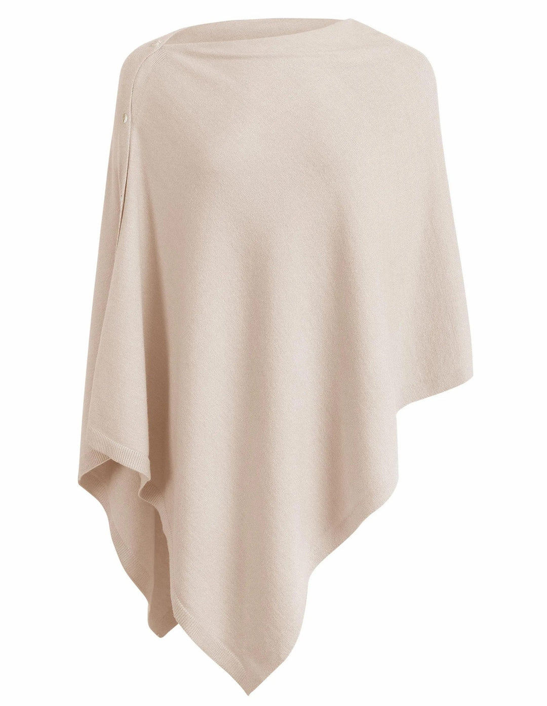 Damen vielseitiger Poncho aus hochwertiger Materialmischung Heidi-Mode