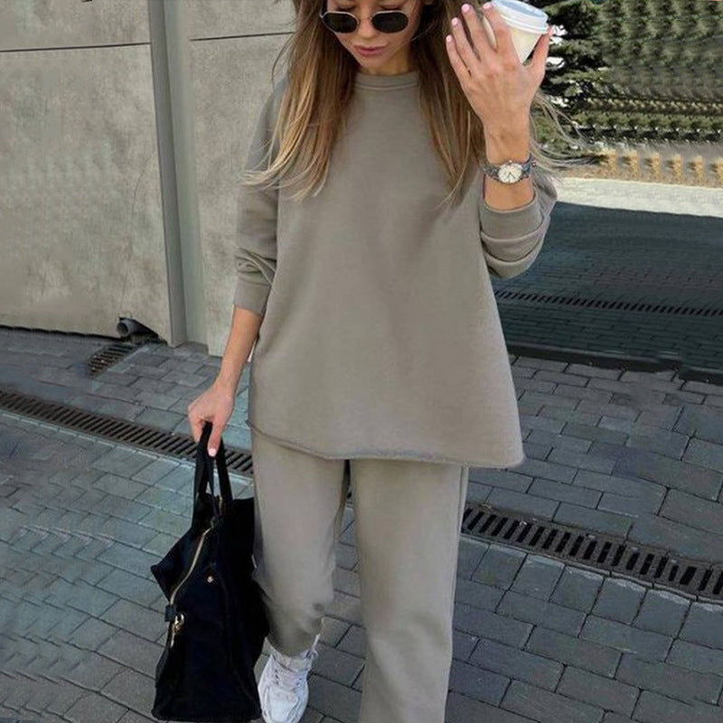 Damen Legeres Sweatshirt und Jogginghose Set Heidi-Mode