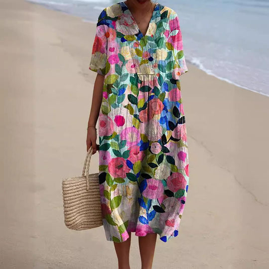 Heidi-Mode | Bunte, Blumige Sommerkleid