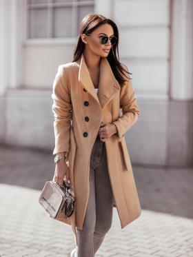 Damen Eleganter Woll-Trenchcoat Heidi-Mode