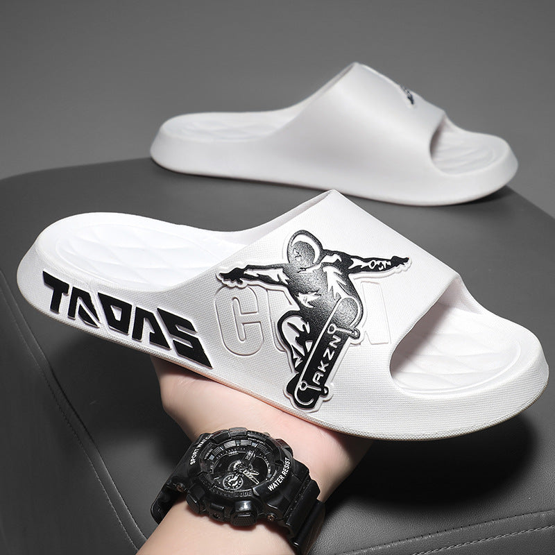 Damen Sportliche Badeschuhe im Skate-Design Heidi-Mode