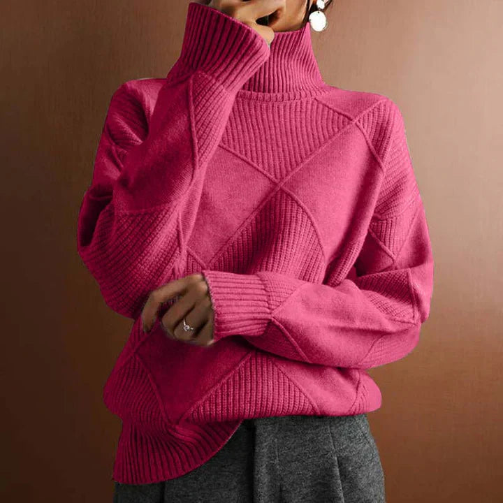 Heidi-Mode | Lässiger, Schlicher Strickpullover