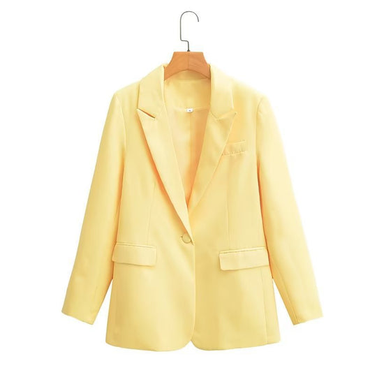Damen Elegante Blazerjacke im modernen Schnitt und praktischem Reverskragen Heidi-Mode