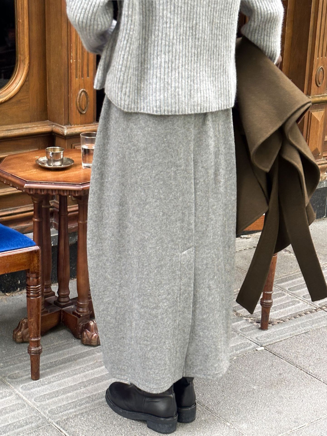 Damen elegante und stilvolle Jacke im Tweed-Stil Heidi-Mode