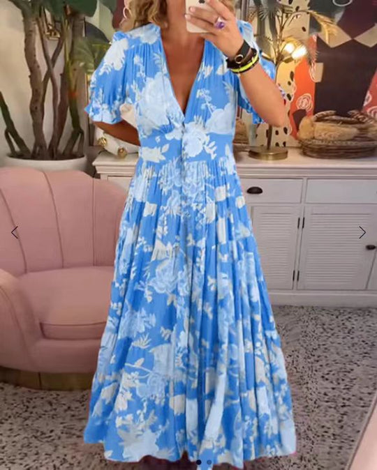 Heidi-Mode | Strandkleid Locker Langes Strandkleid