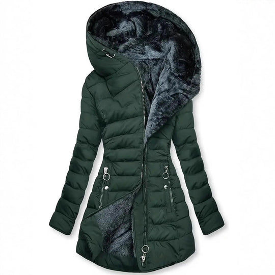 Damen Langzeit-Winterjacke mit weichem Innenfutter Heidi-Mode