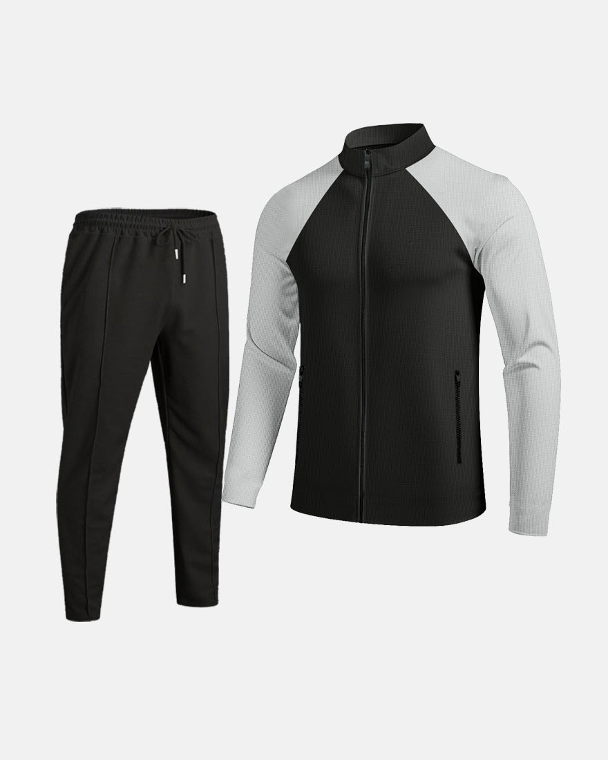 Herren Sportlicher Track-Suit mit High-Tech-Materialien Heidi-Mode