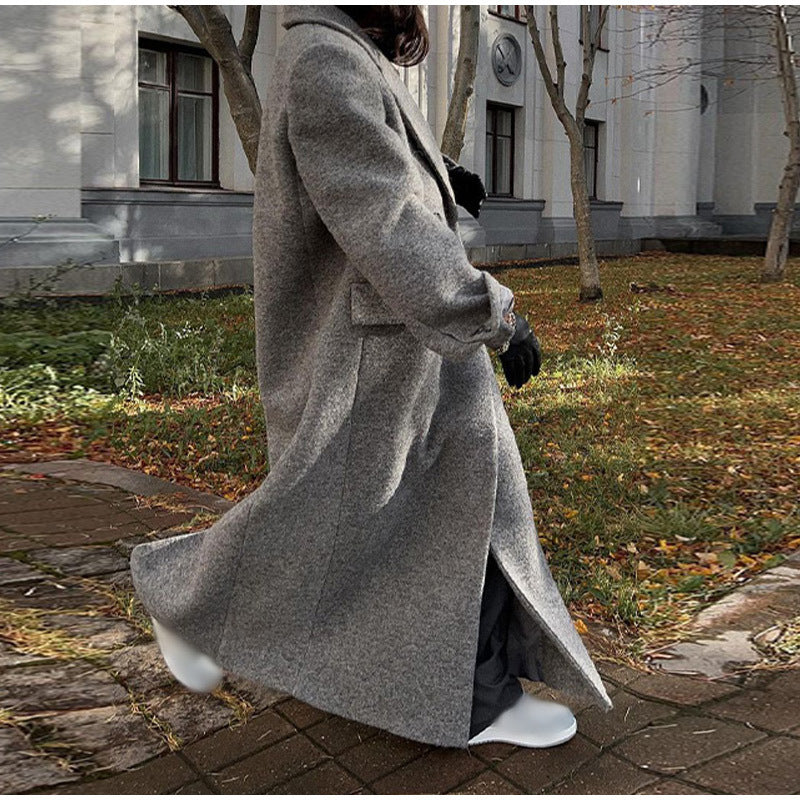 Damen oversized Wollmantel Heidi-Mode