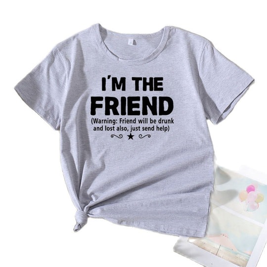 Frauen Casual Komödie Grafik T-Shirt Heidi-Mode