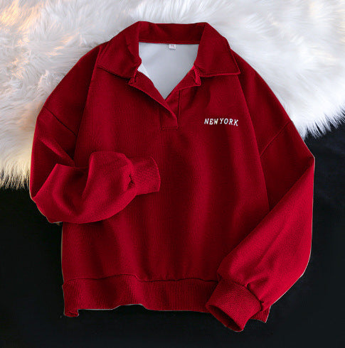 Femme Cropped Polo Sweatshirt mit besticktem Detail Heidi-Mode