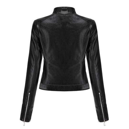 Damen Bikerjacke mit modernem Schnitt Heidi-Mode