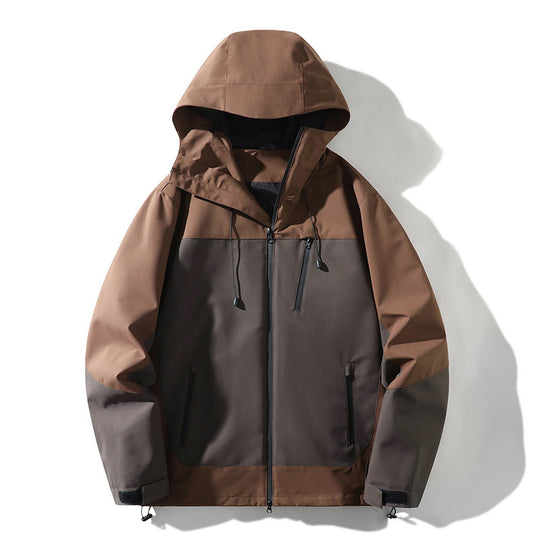 Damen technische Allwetterjacke mit vielseitigem Kapuzendesign und verstellbaren Belüftungsöffnungen Heidi-Mode