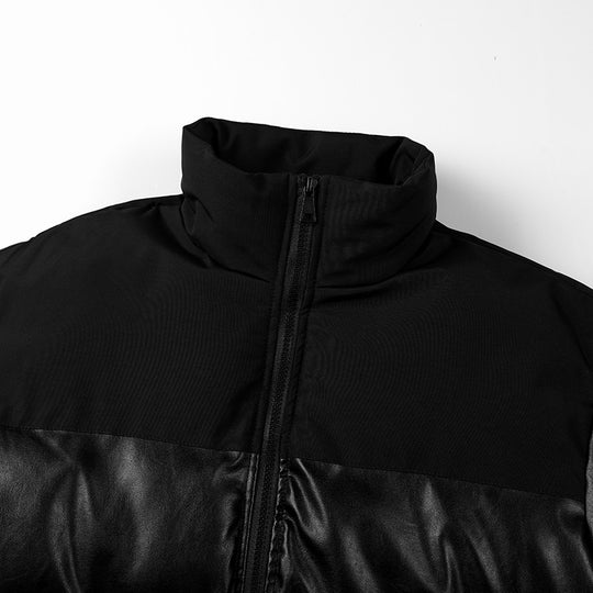 Damen isolierte Steppjacke mit hohem Kragen und elastischen Bündchen Heidi-Mode