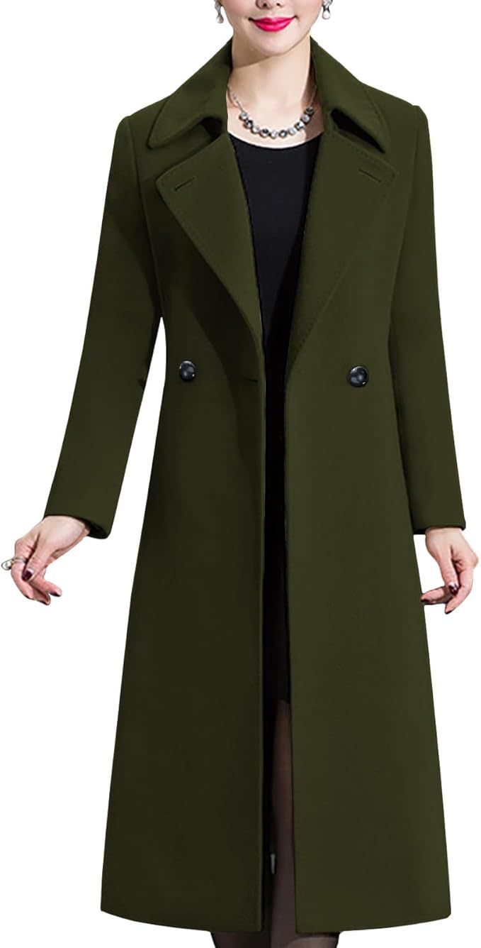 Damen Eleganter langer Mantel Heidi-Mode