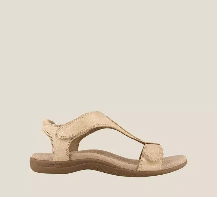 Damen Freizeit-Sandalen mit verstellbaren Riemen und ergonomischem Fußbett Heidi-Mode