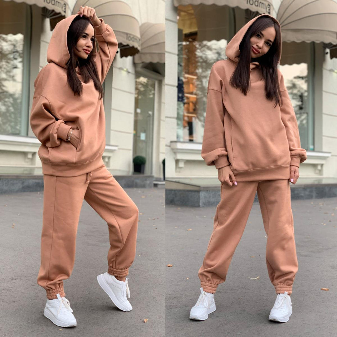 Heidi-Mode | Zweiteiliges Sport Hoodie Sweatpants Set