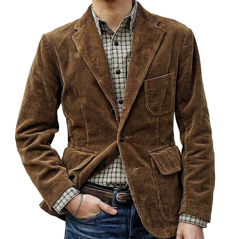 Herren Cordblazer mit modernem Schnitt Heidi-Mode