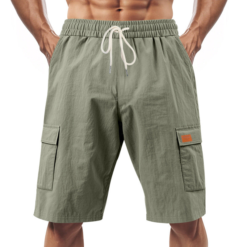 Herren Cargo-Shorts mit vielseitigen Taschen und elastischem Bund Heidi-Mode