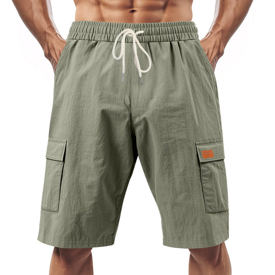 Herren Cargo-Shorts mit vielseitigen Taschen und elastischem Bund Heidi-Mode