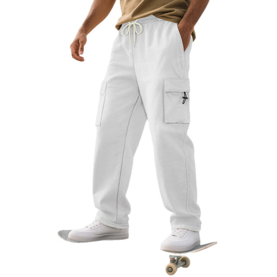 Herren Sportliche Cargo-Hose mit praktischen Taschen und elastischem Bund Heidi-Mode