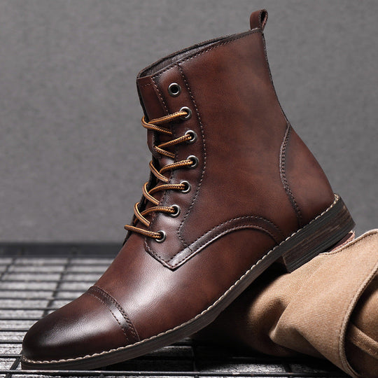 Heidi-Mode | Bequeme Rutschfest Runde Zehe Stiefelette