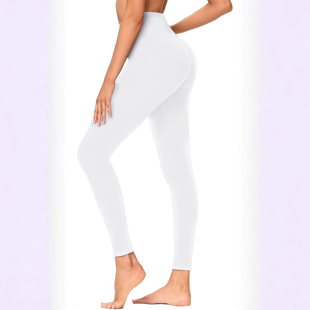 Damen Hochtaillierte Sportleggings Heidi-Mode
