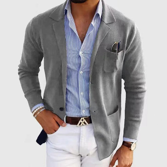 Herren eleganter Strickblazer Heidi-Mode