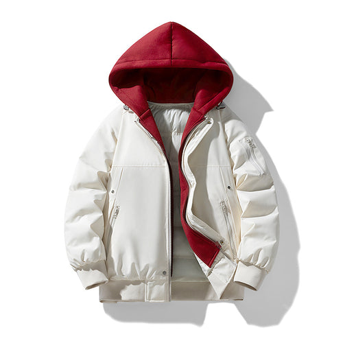 Damen wattierte Übergangsjacke mit abnehmbarem Kapuzensystem und stylischem Innenfutter Heidi-Mode