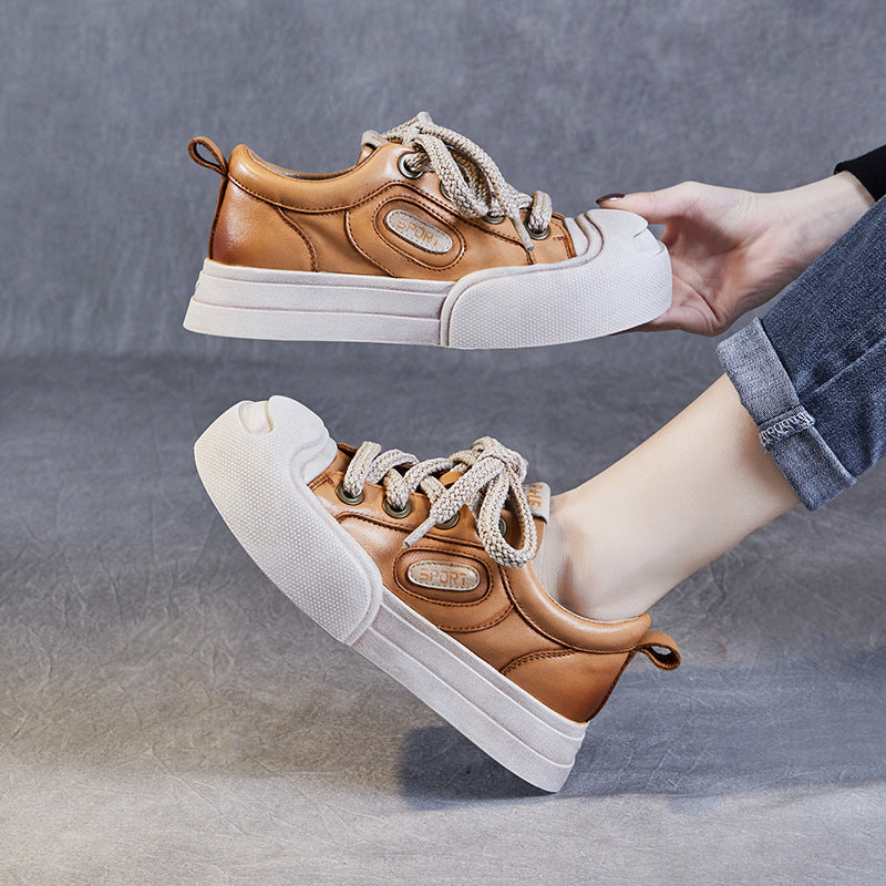 Damen Casual Schnürsenkel Sneakers Heidi-Mode