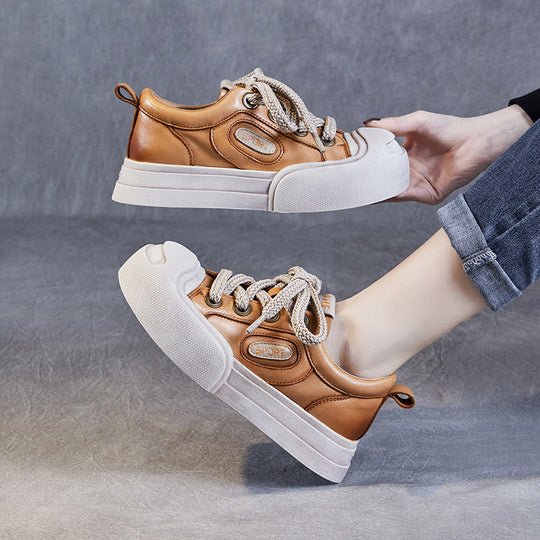 Damen Casual Schnürsenkel Sneakers Heidi-Mode