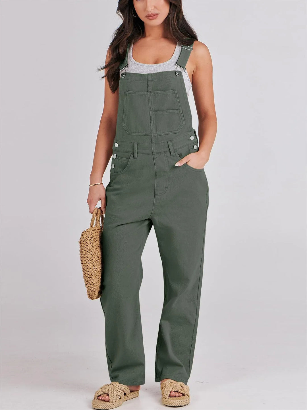Damen Lässige und bequeme Latzhose Heidi-Mode