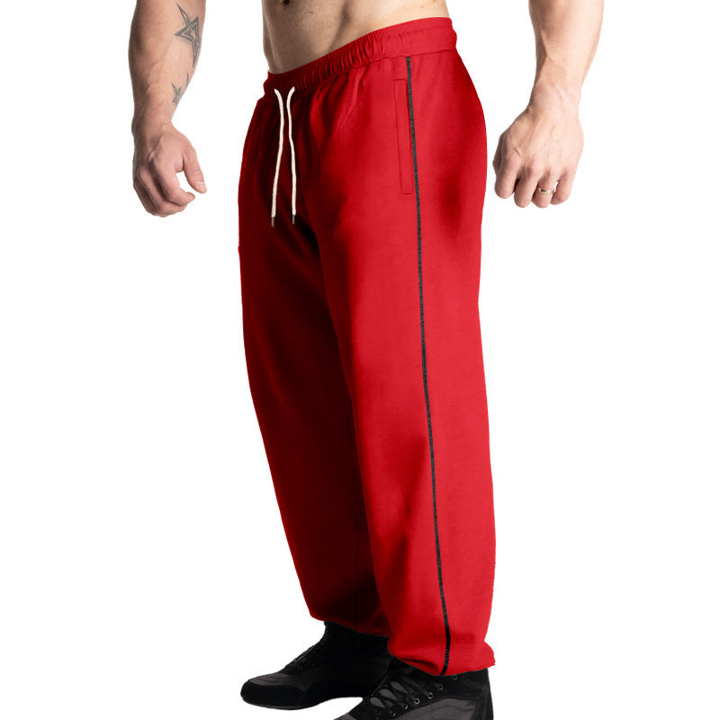 Herren Sportliche Jogginghose mit elastischem Bund und praktischen Seitentaschen Heidi-Mode