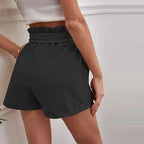 【Baumwolle】Lässige Einfarbige Shorts