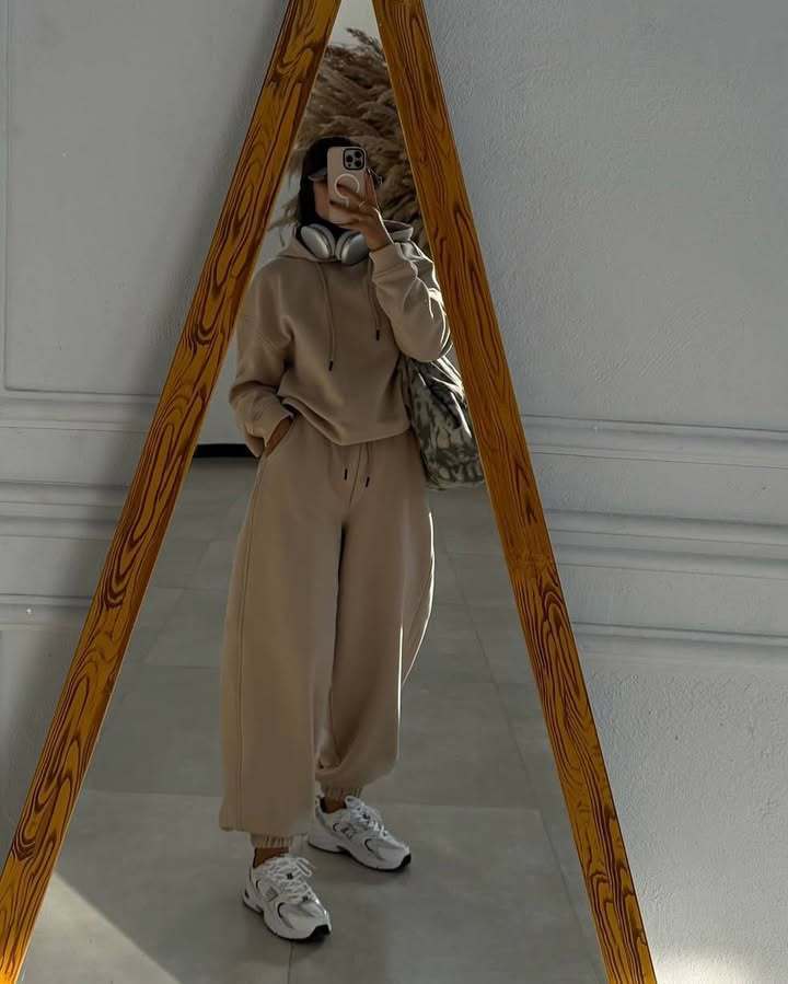 Damen entspannter Oversized Jogginganzug Heidi-Mode