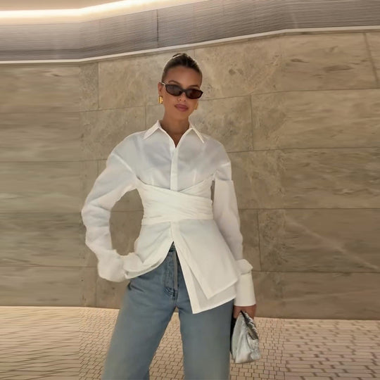 Damen Designer Hemdbluse Heidi-Mode