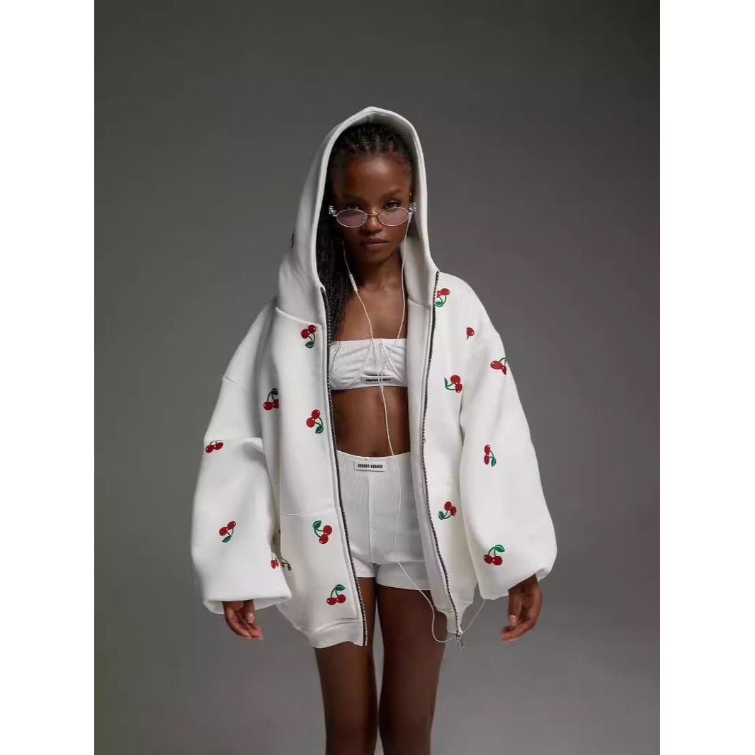 Heidi-Mode | Cherry Street Wear Sport Kapuzenpulli