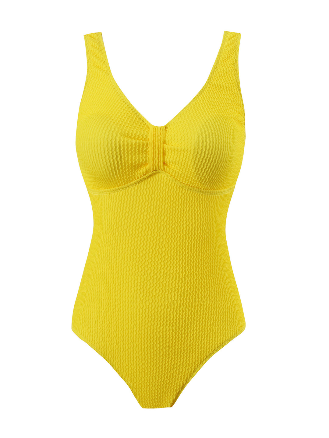 Damen Badeanzug mit strukturiertem Design Heidi-Mode