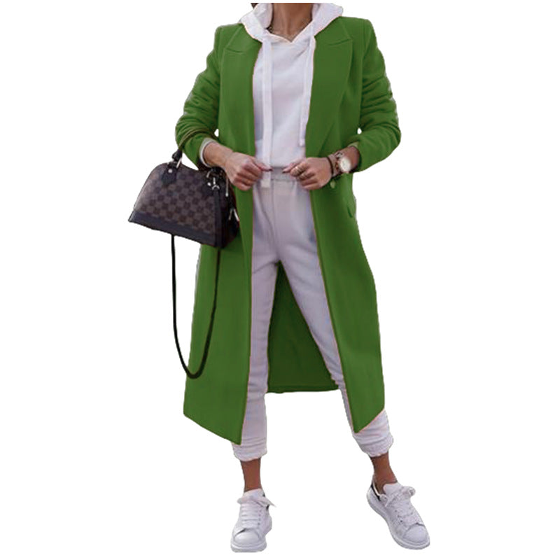 Damen eleganter Übergangsblazer mit modernem Schnitt und praktischen Taschen Heidi-Mode