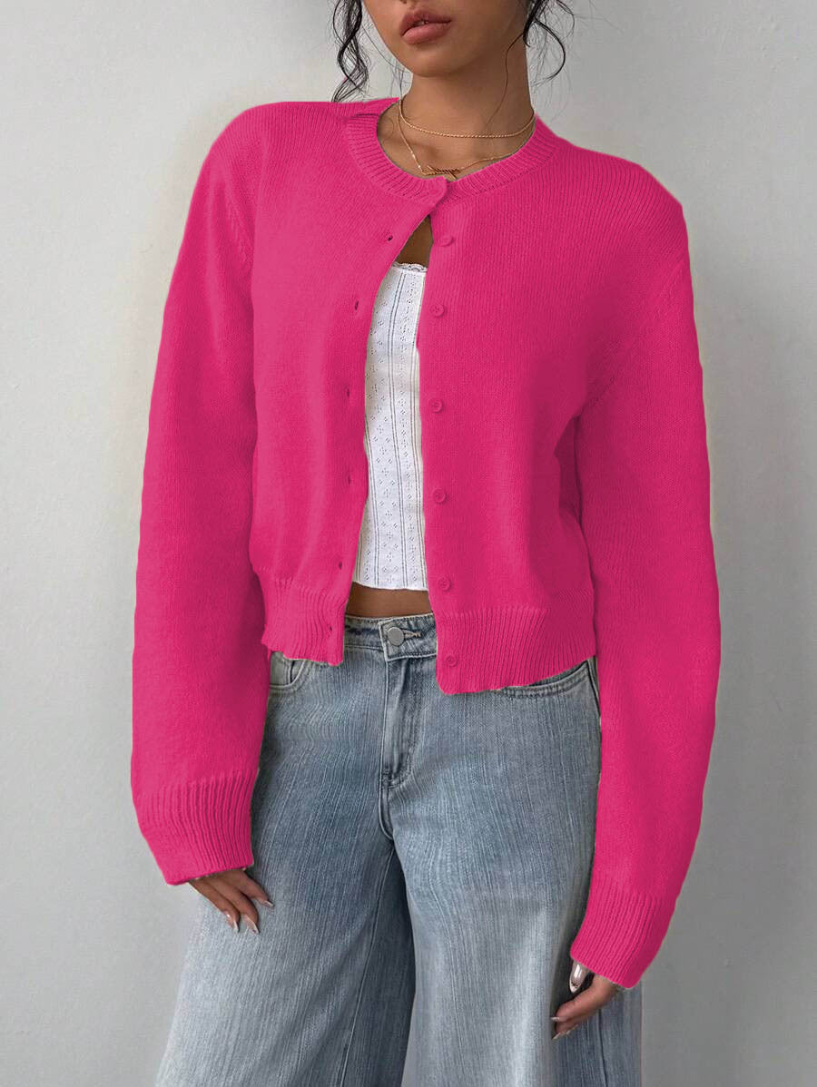 Damen Strickjacke im Oversized-Stil Heidi-Mode